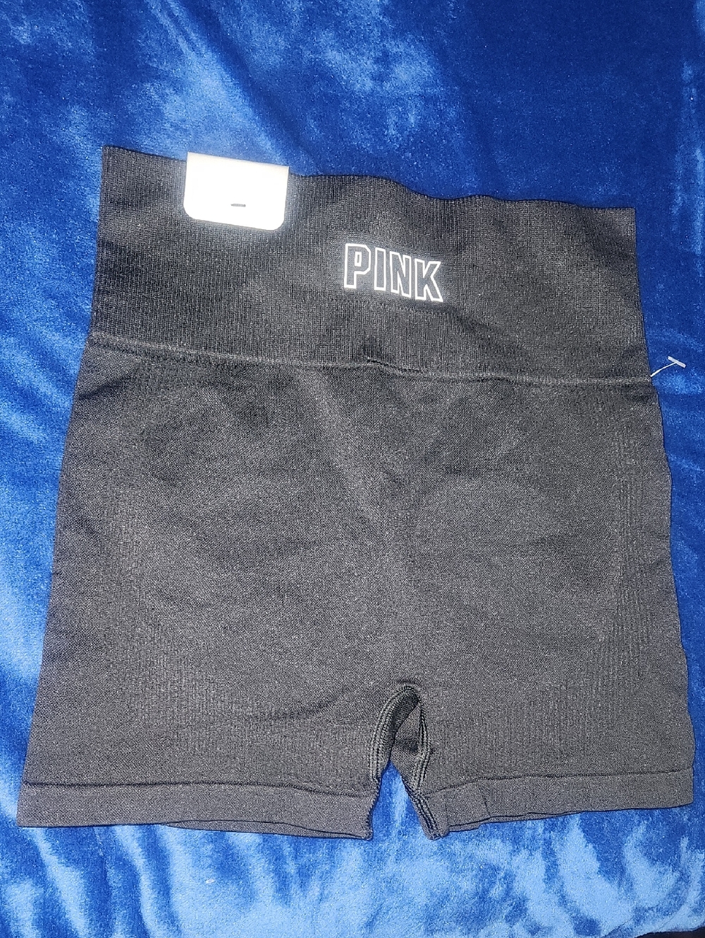 PINK Victoria's Secret Black High-Waist Seamless Bike Shorts